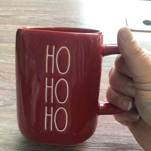 NWT Rae Dunn Red "HO HO HO" Mug